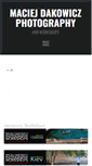 Mobile Screenshot of maciejdakowicz.com